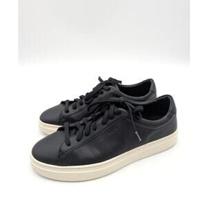 Boss Kieran Low Top Lace-Up Sneaker Shoes Men's Black/White Size US9 EU42